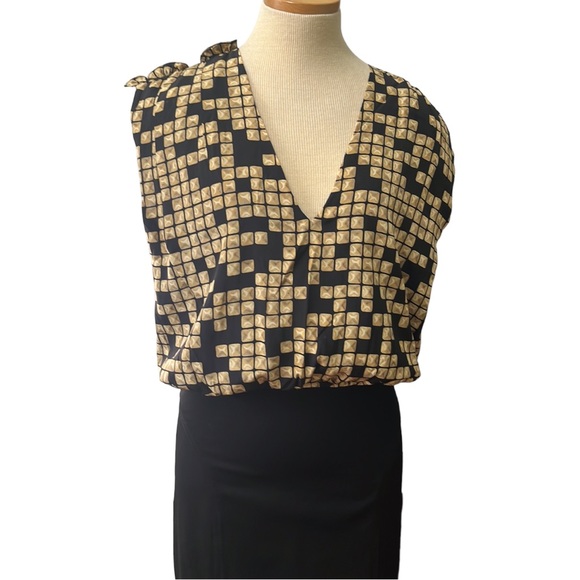 Alexander Wang Silk Patterned Mini Dress, size 6 - Picture 6 of 16